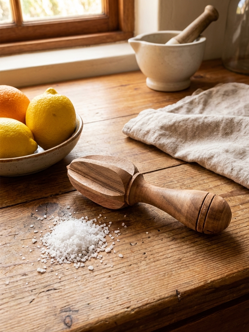 Wooden Citrus Reamer (Hand Juicer)