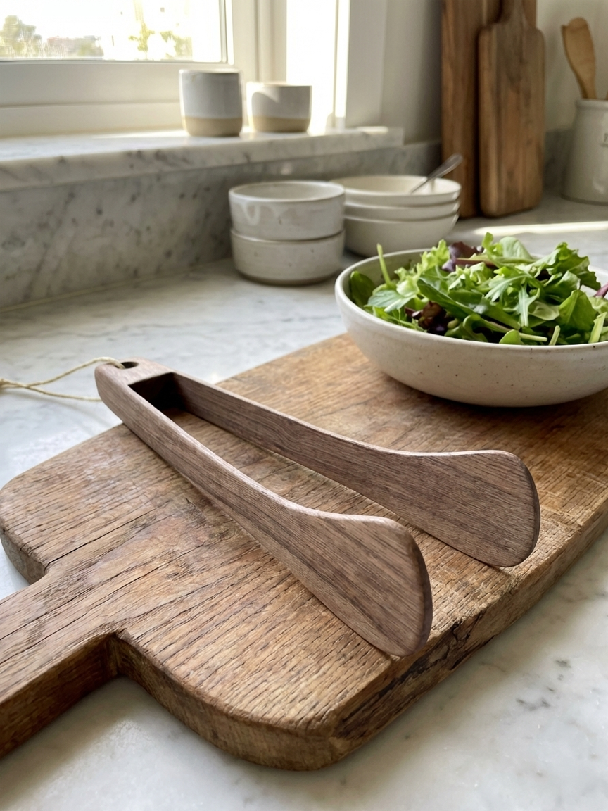 Wooden Tongs